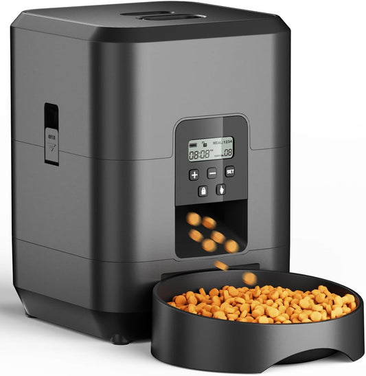 【真空防潮】升級密封凍乾兼容智能定時寵物餵食器